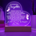 Beautiful Chapter To My Daughter Heart Keepsake