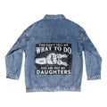 Can't Tell Me What To Do | Personalized Denim Jacket Gift for Dad Grandpa