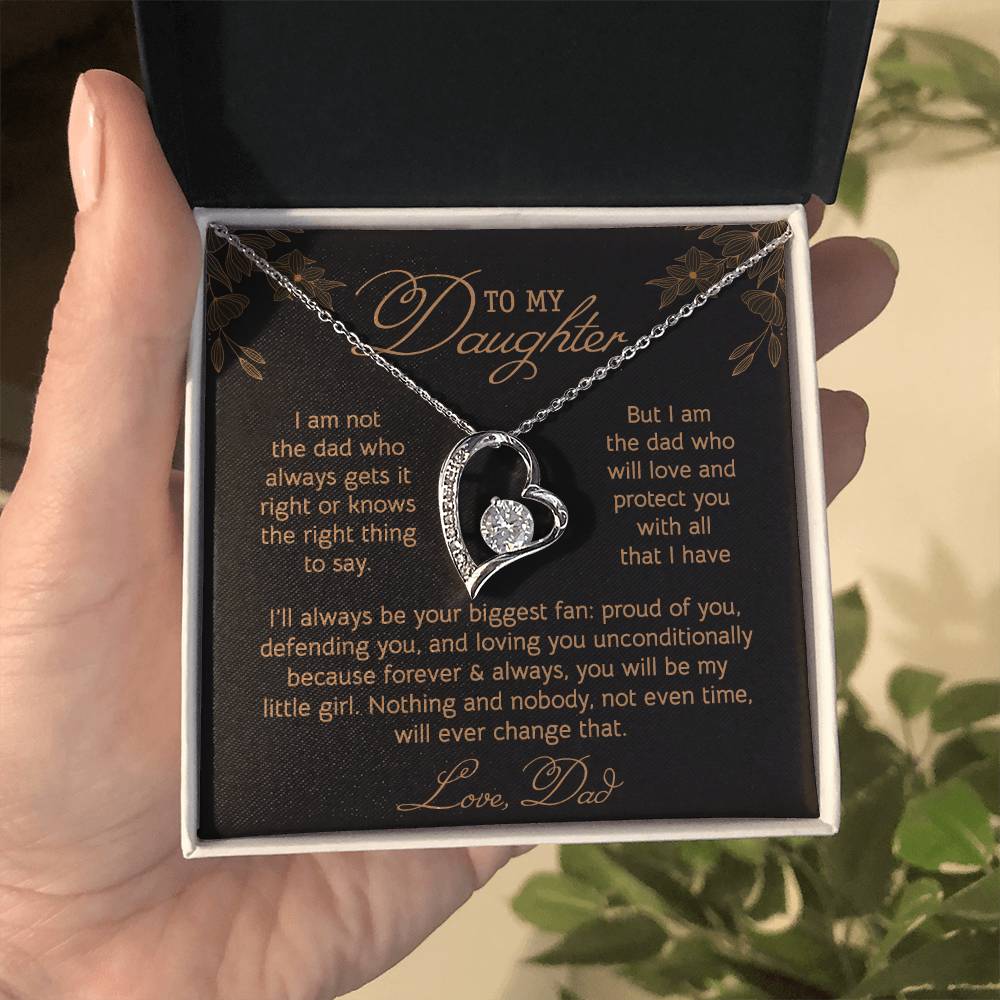 Your Biggest Fan To My Daughter From Dad Necklace