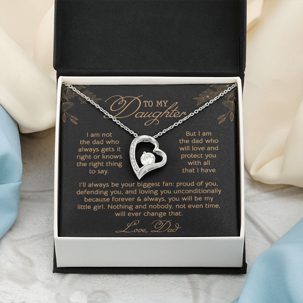 Your Biggest Fan To My Daughter From Dad Necklace