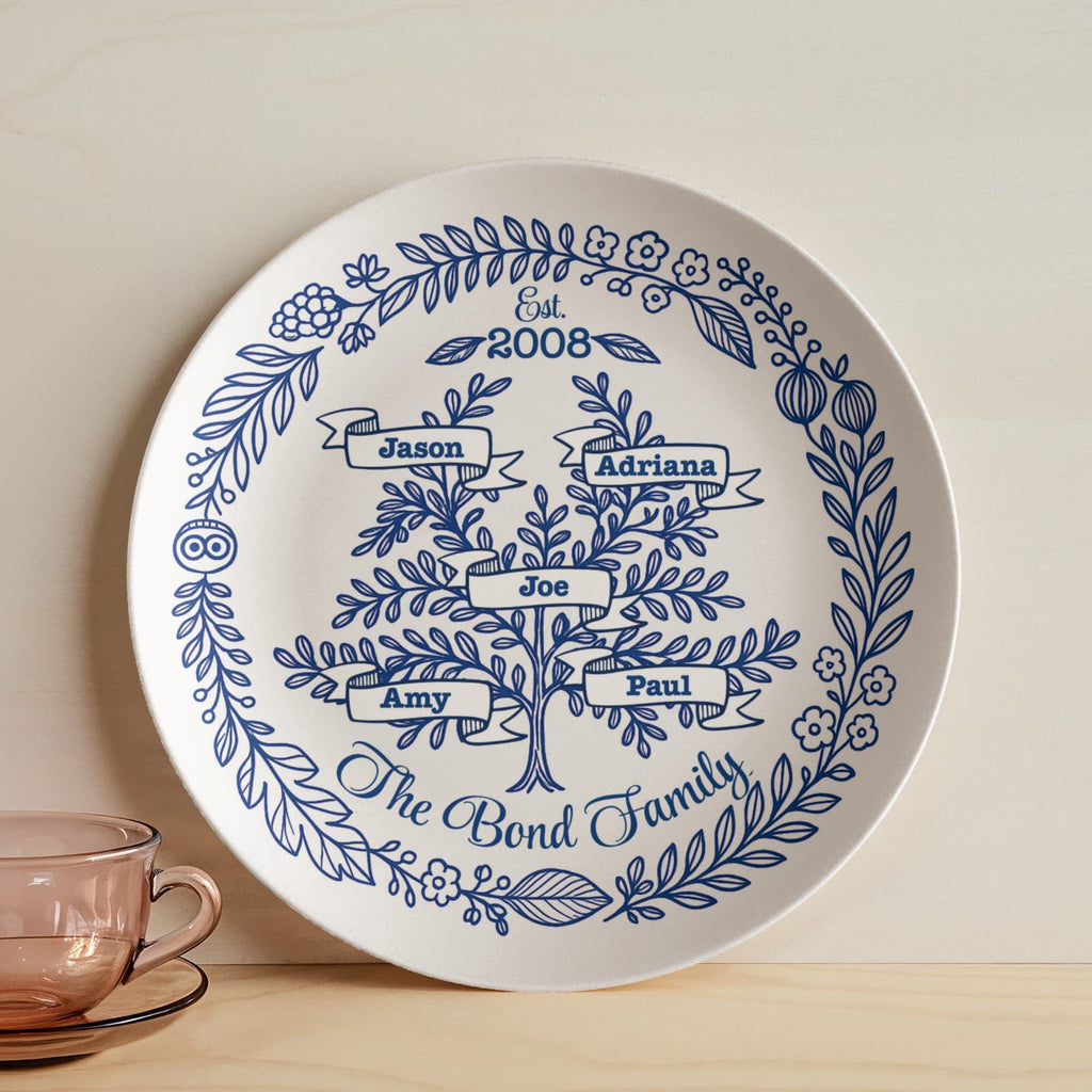 Personalized Family Tree Premium Polymer Plate