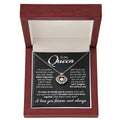 To My Queen Crown Necklace