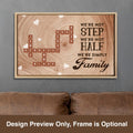 Simply Family Custom Crossword Scrabble Canvas