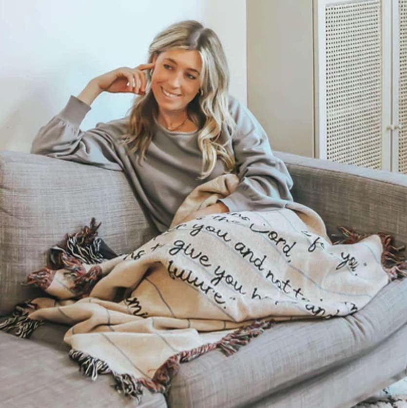 Letter To My Daughter Custom Blanket