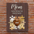 The Piece that Holds Us Together Puzzle Customizable Canvas