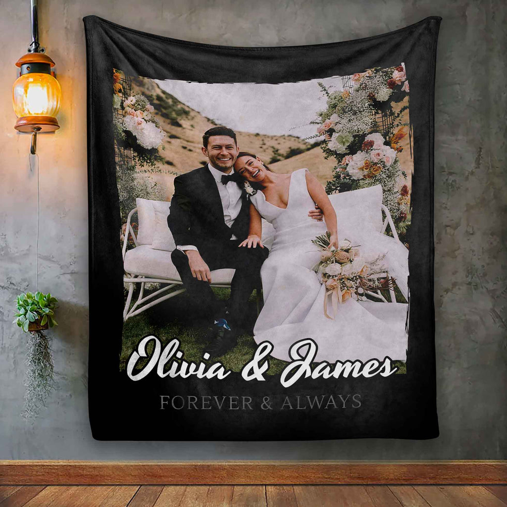 Custom Photo Cozy Blanket