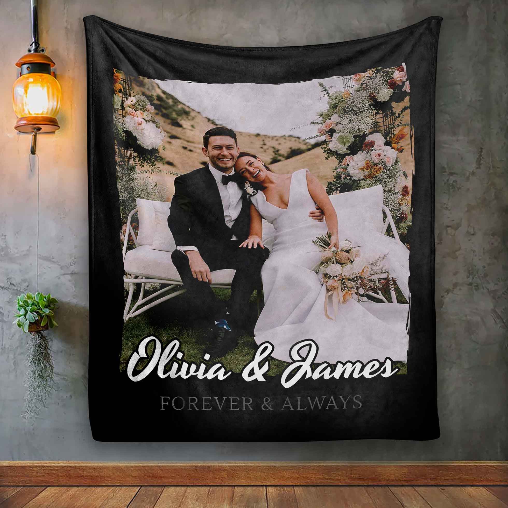 Custom Photo Cozy Blanket
