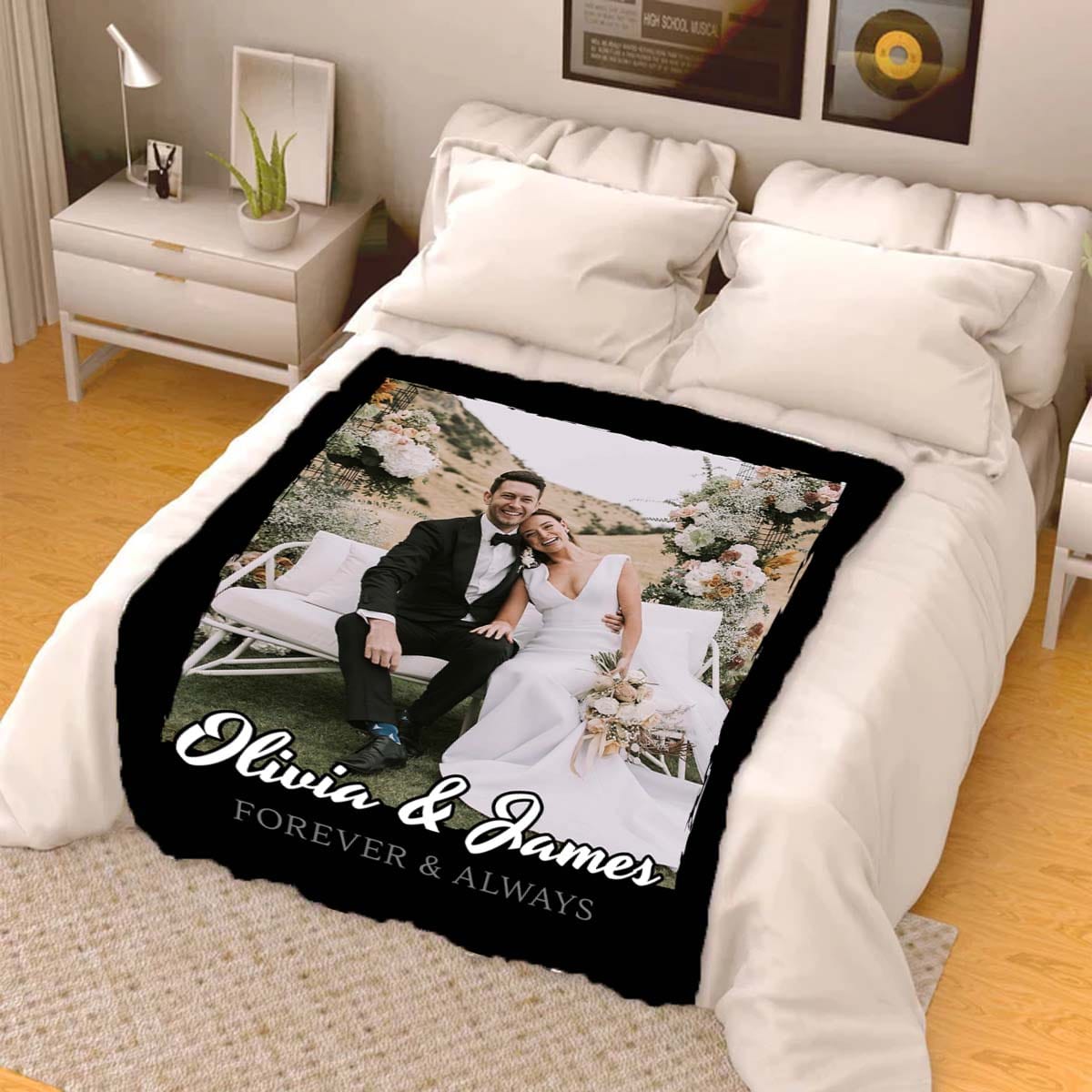 Custom Photo Cozy Blanket