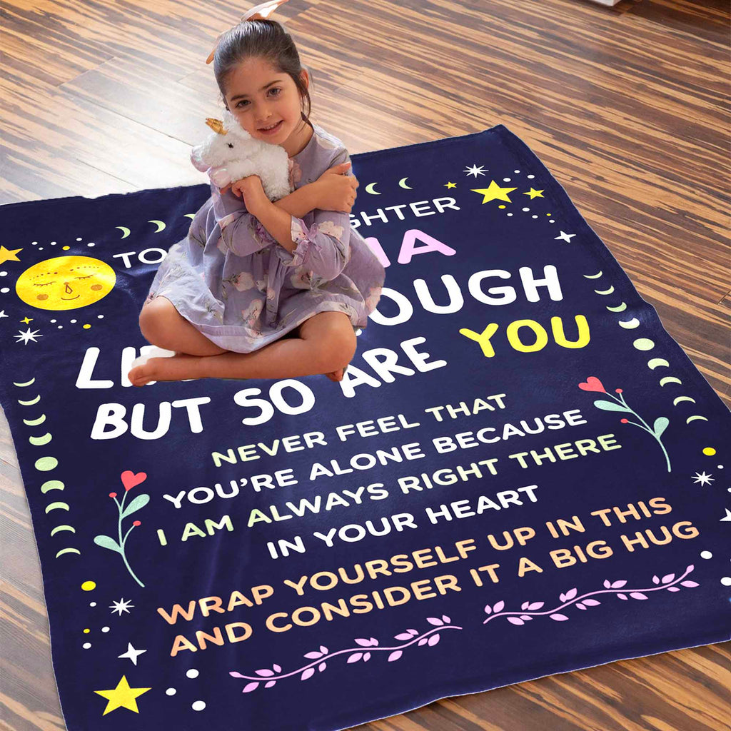 Life Is Tough So Are You Custom Blanket For Sister Daughter Bestie