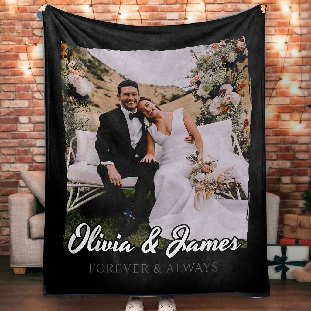 Custom Photo Cozy Blanket