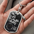 The Moment We Met Custom Keychain  For New Dad Grandpa
