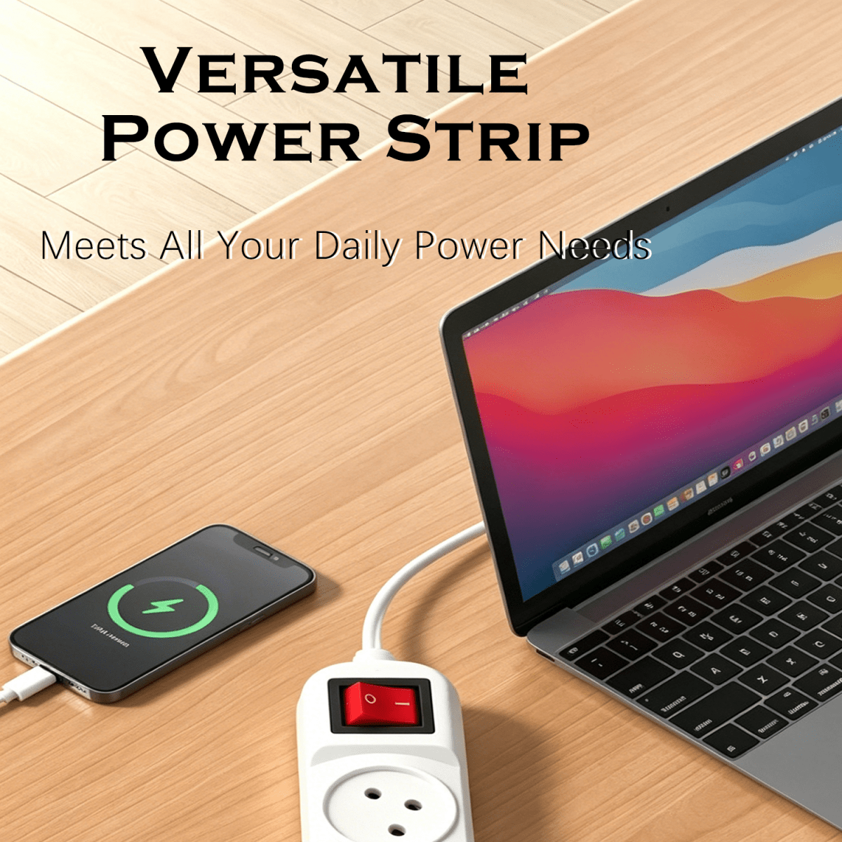 4K Ultra-HD WiFi Power Strip Camera | Remote Home Security Outlet