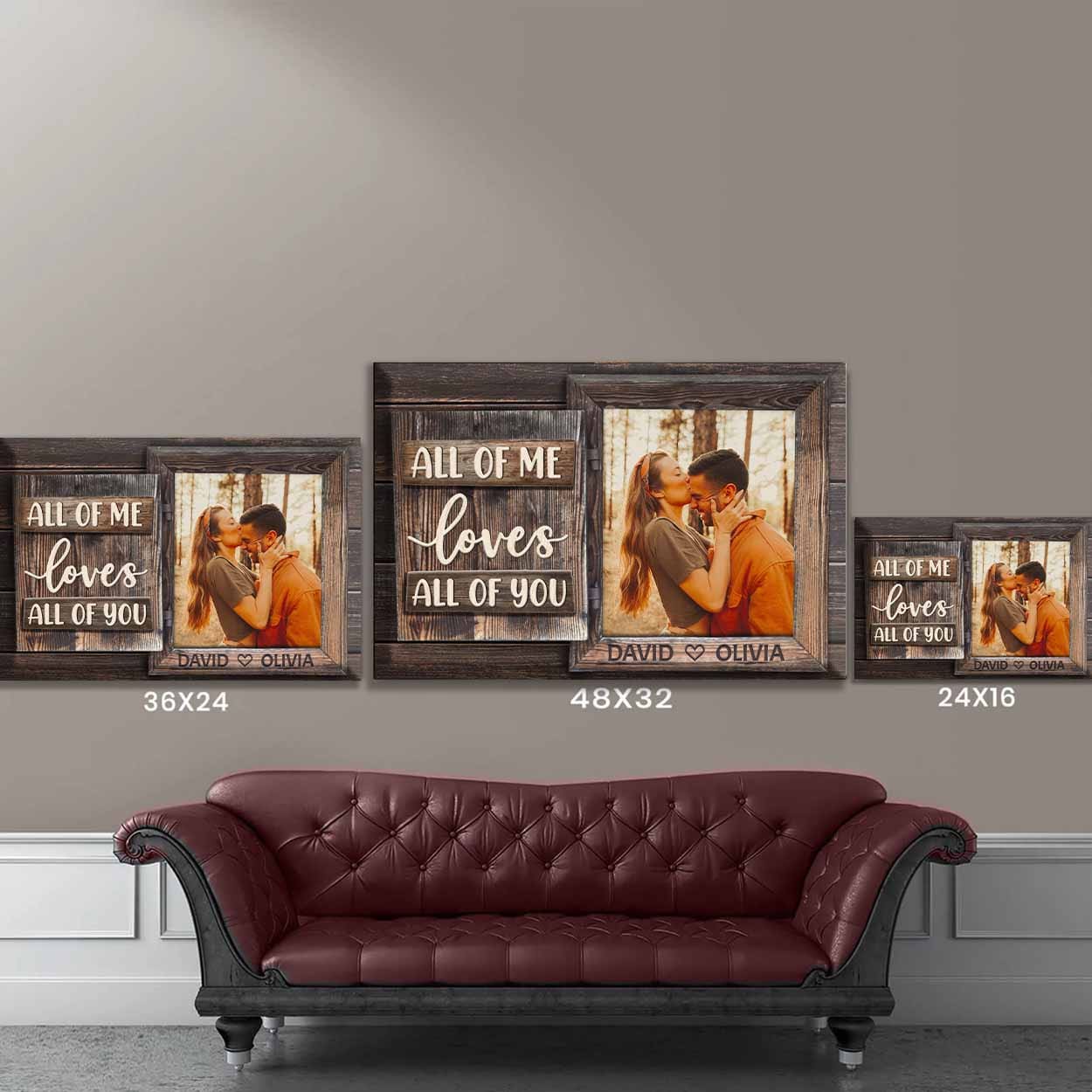 All Of Me Premium Personalized Canvas