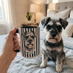 Custom Watercolor Pet Portrait Mug