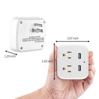 WiFi Smart Wall Plug Hidden Camera with Dual USB Charger – 1080P Home Security Surveillance Socket