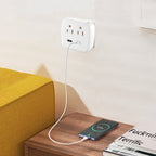 WiFi Smart Wall Plug Hidden Camera with Dual USB Charger – 1080P Home Security Surveillance Socket